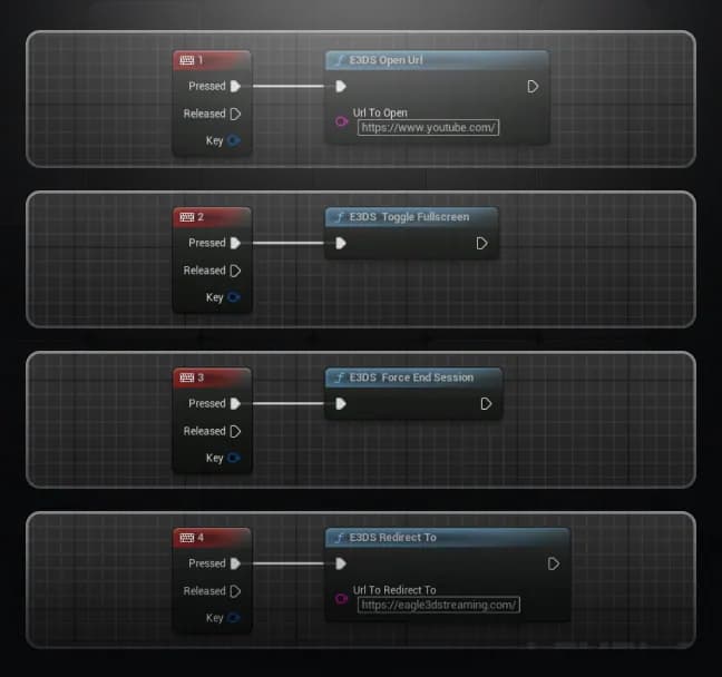 Control browser behavior directly from Unreal Engine Blueprints with integrated pixel streaming commands and browser automation tools