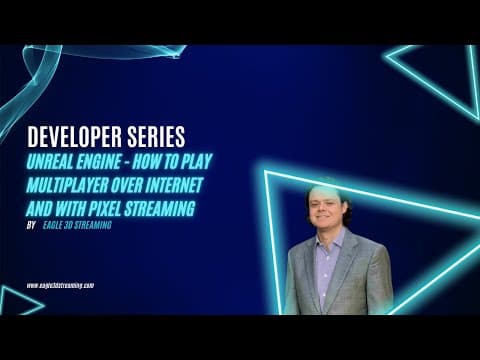 Unreal Engine - How To Play Multiplayer Over Internet And With Pixel Streaming