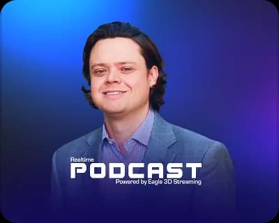 Eagle 3D Streaming podcast featuring Unreal Engine pixel streaming insights, industry experts, and cloud streaming innovation