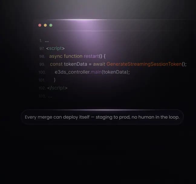 Deploy Unreal Engine pixel streaming applications to your own cloud infrastructure while maintaining full control over networking, security, and resources.