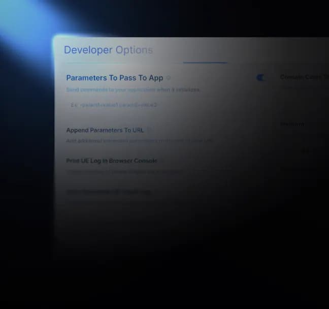 Custom cloud deployment environment supporting private infrastructure, dedicated resources, and flexible Unreal Engine streaming architectures.