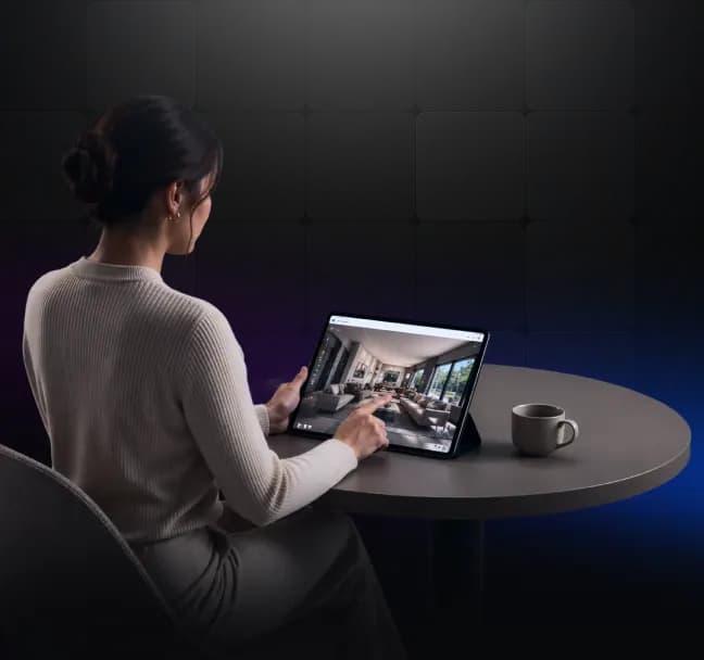 Device detection data and user device view