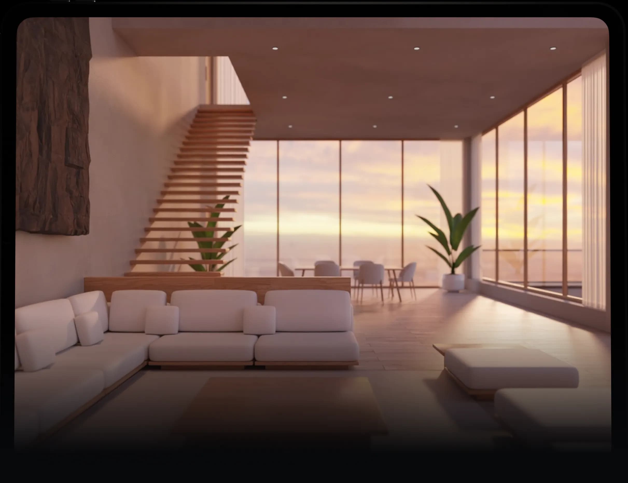 Unreal Engine application streamed across laptop, tablet, mobile, and VR devices through Eagle 3D cloud streaming technology