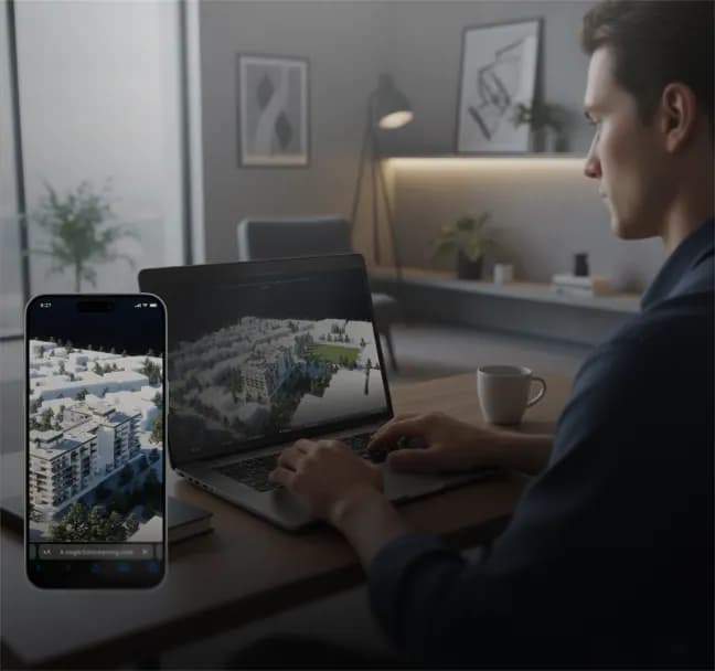 Visualization studio delivery platform allowing teams to publish Unreal Engine experiences to clients without software installation